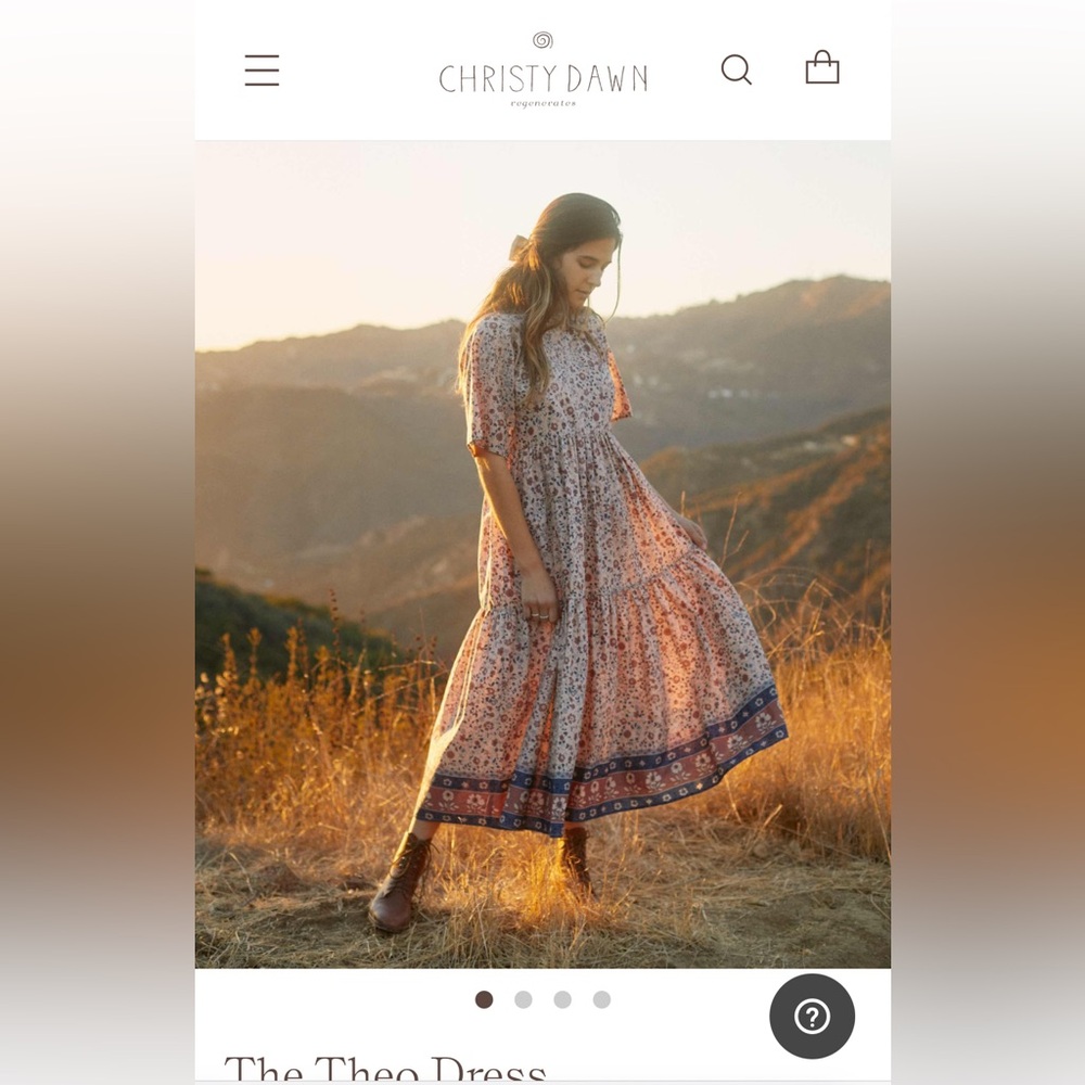 Christy Dawn Theo Dress - Floral Maxi